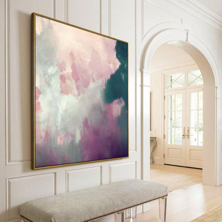Oil Painting Canvas Abstract Contemporary Art Office Decor Handmade Oil Painting | Sunshine art decoration