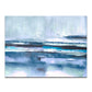 After The Rain - Hand Painted Blue Beach Wall Art Abstract Seascape Oil Painting