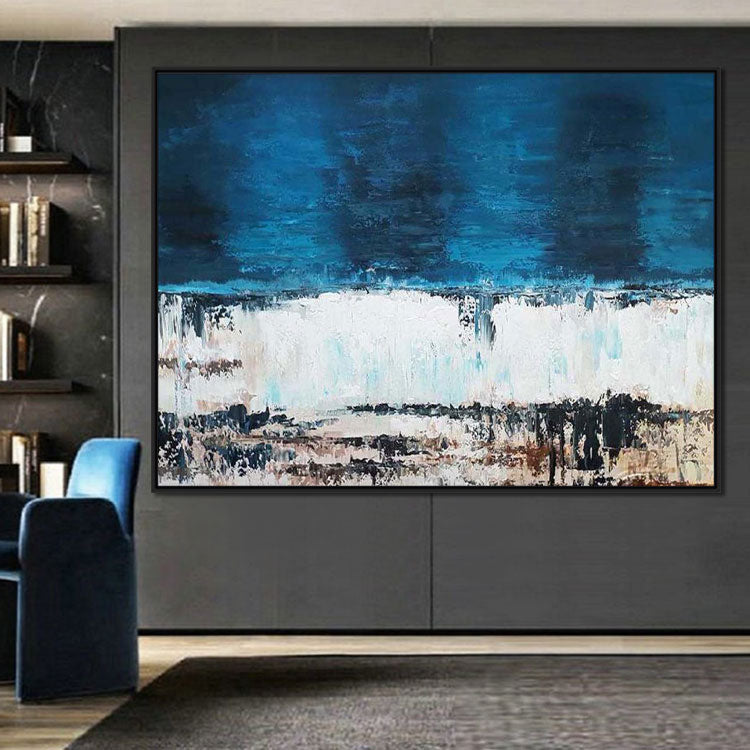 The Water - Handmade Sea Wall Art Landscape Painting on Canvas