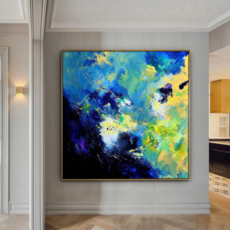 Handmade Canvas Painting Original Art Painting Large Painting Canvas Painting Modern Living Room | The Milky Way