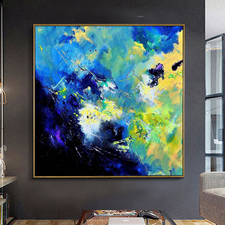 Handmade Canvas Painting Original Art Painting Large Painting Canvas Painting Modern Living Room | The Milky Way