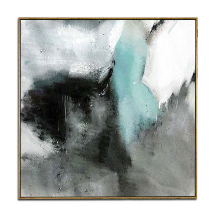 Black And Gray Art Original Painting Abstract Contemporary | Corpses in the original painting water