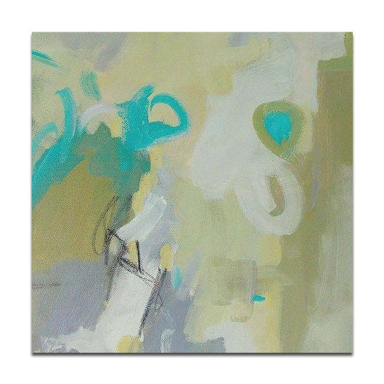 Large Abstract Painting On Canvas Abstract Oil Painting Green Abstract Painting Modern Painting Original | Ents