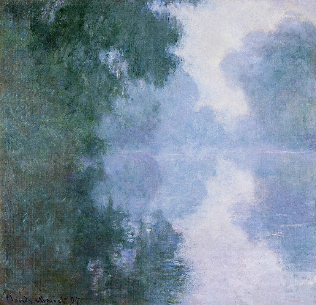 Arm of the Seine near Giverny in the Fog
