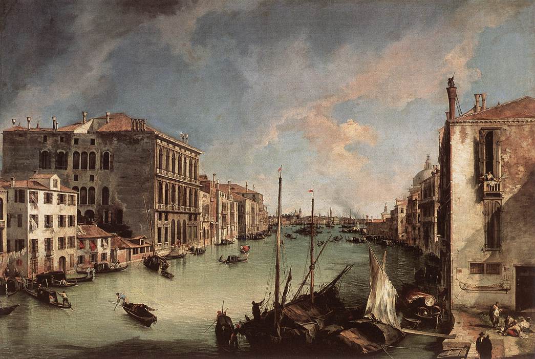 Grand Canal Looking East from the Campo San Vio