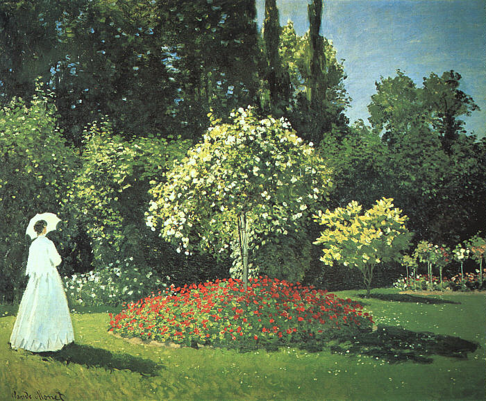 Jeanne Marguerite Lecadre in the Garden