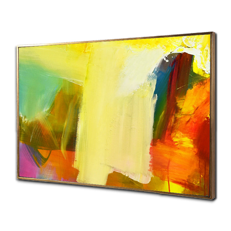 Waterfall Painting on Canvas - Hand Painted Waterfall Painting on Canvas Wall Art Modern