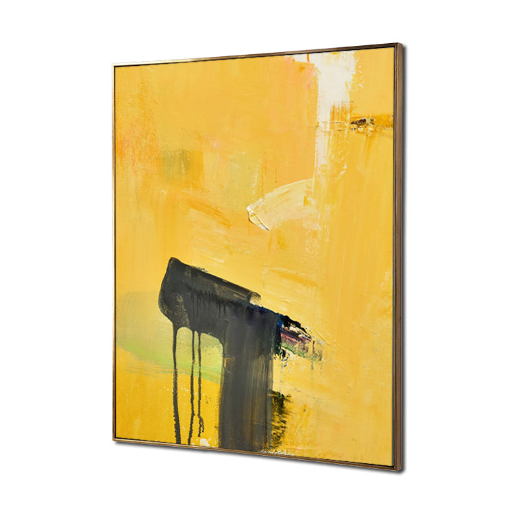 Black and Gold abstract painting Decor art