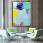 Abstract Canvas Wall Art, Modern Textured Painting | Pushing hands