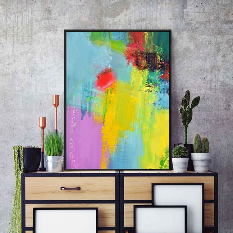 Abstract Art Painting, Modern Textured Painting - Hand Painted Modern Textured Painting Abstract Wall Art