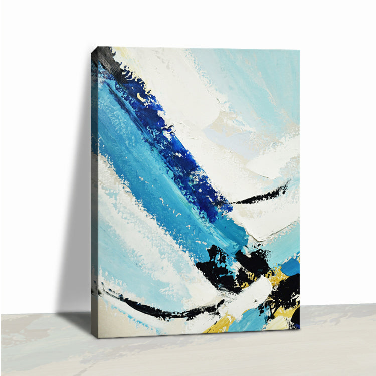 A World Of Ice And Snow - Hand Made Winter Landscape Painting Canvas Art Print