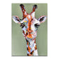 The Beautiful Giraffe - Handmade Animal Art Giraffe Oil Painting On Canvas Art Print