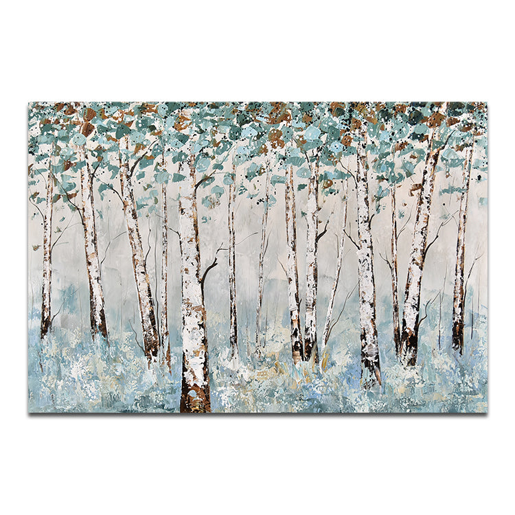 Grove - Handmade Tree Wall Art Beautiful Scenery Oil Painting On Canvas