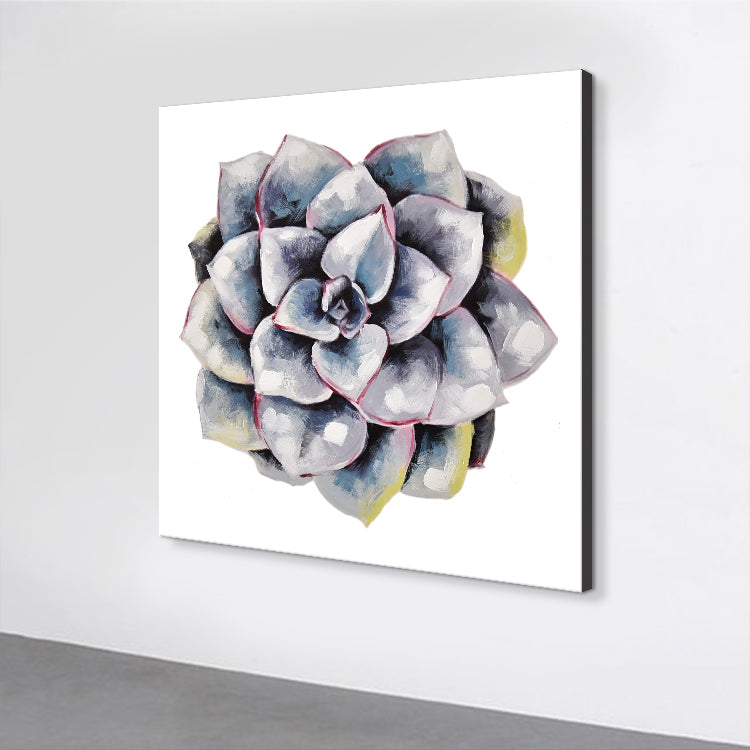 Abstract Oil Painting Living Room Large Oil Painting Canvas Hand Painting Oil Canvas Painting Modern | Succulent plant#2