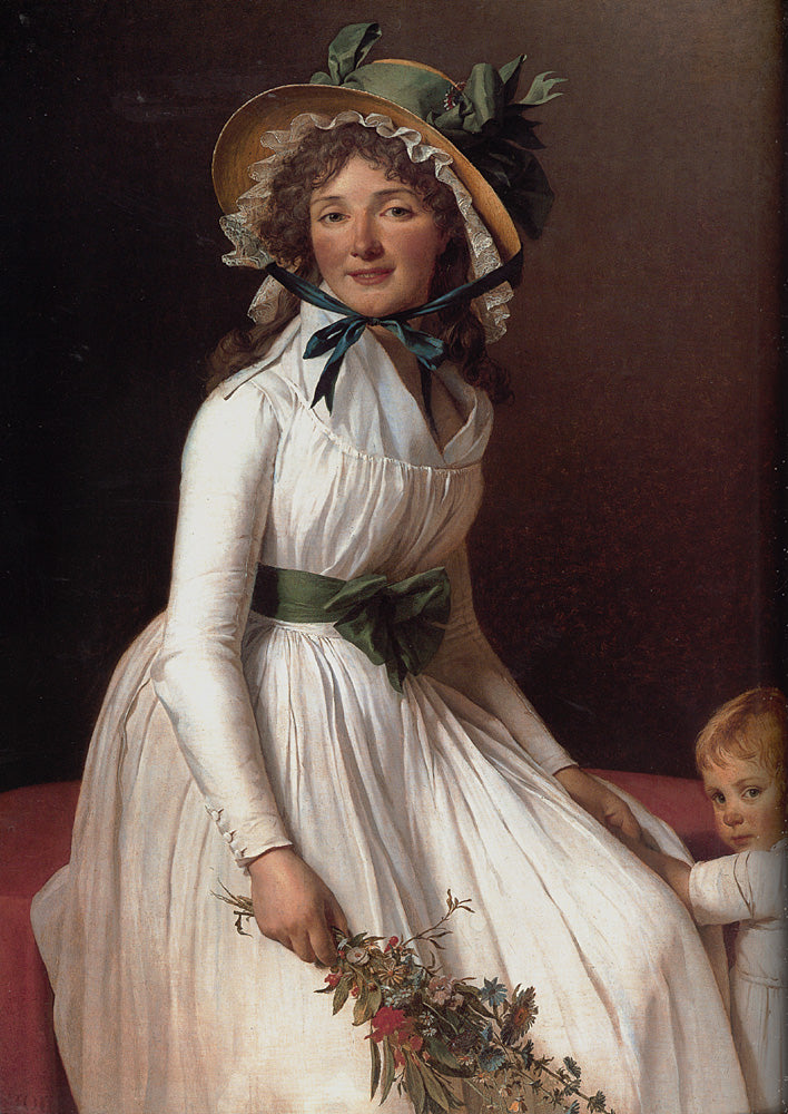 Portrait of Emilie S riziat and Her Son