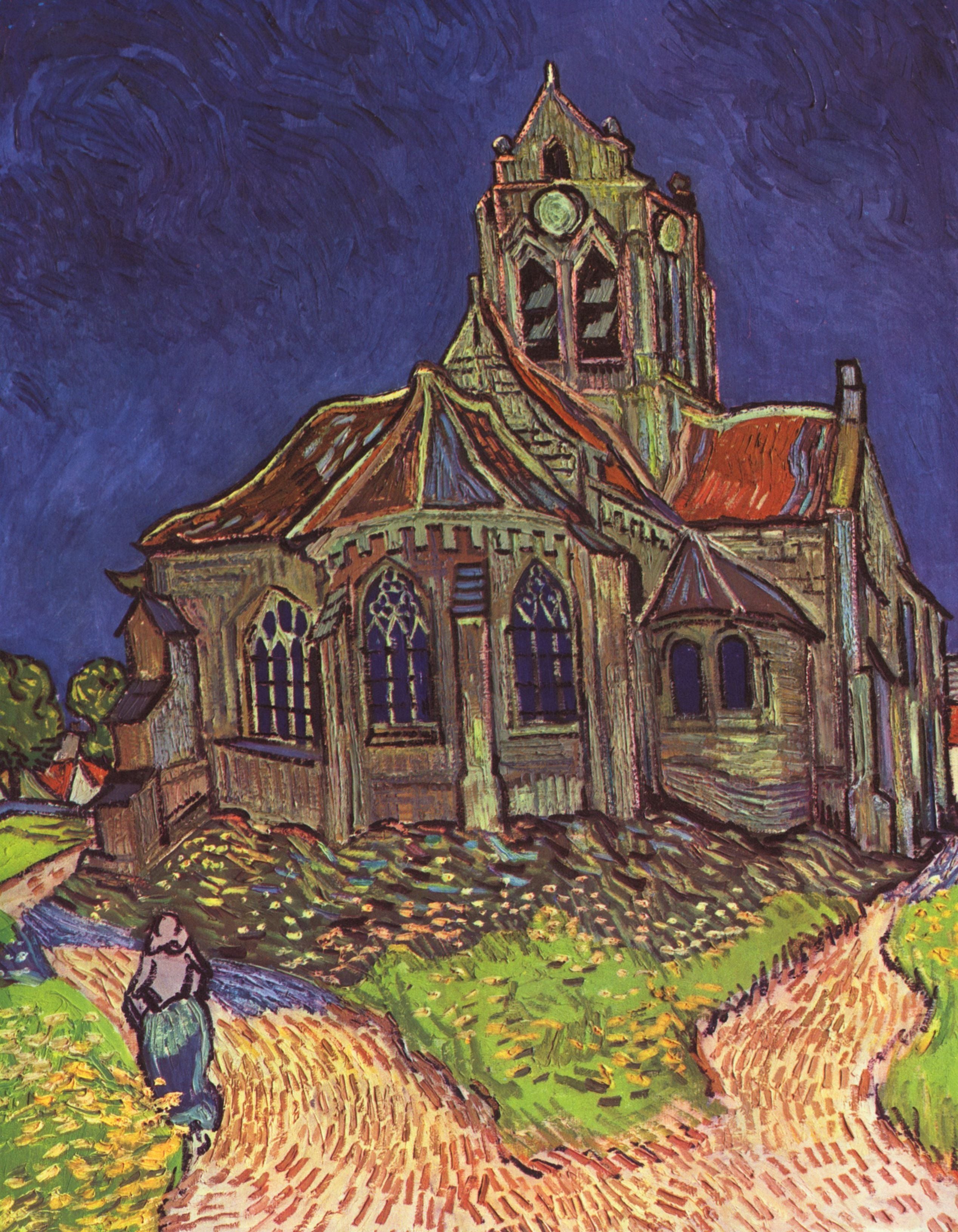 The Church at Auvers sur Oise