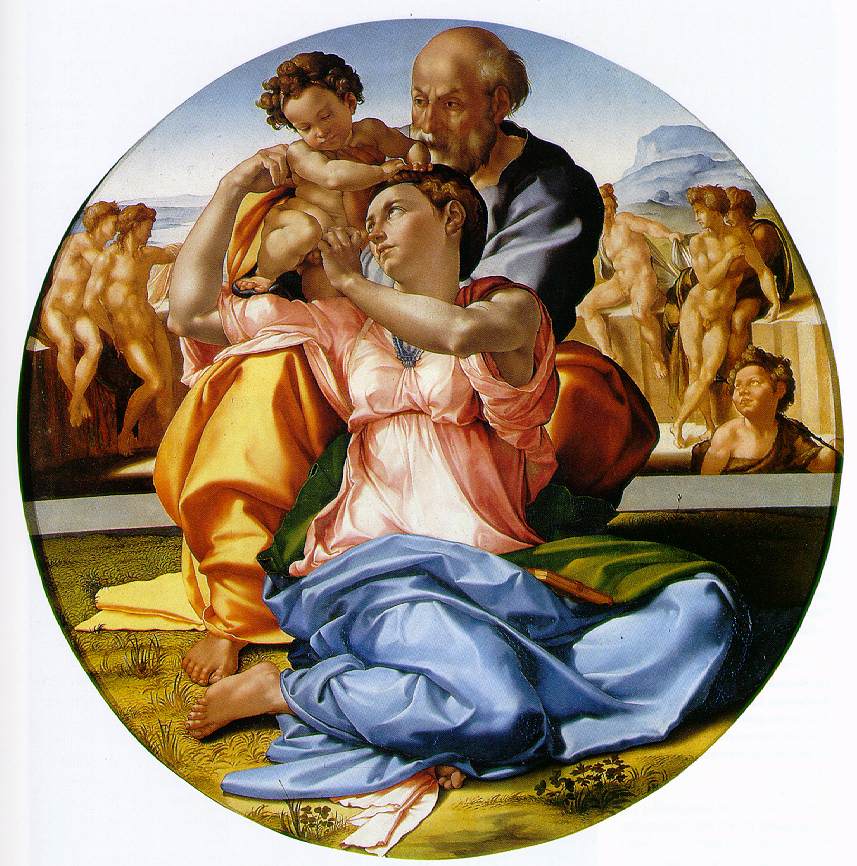 The Holy Family with the infant St. John the Baptist