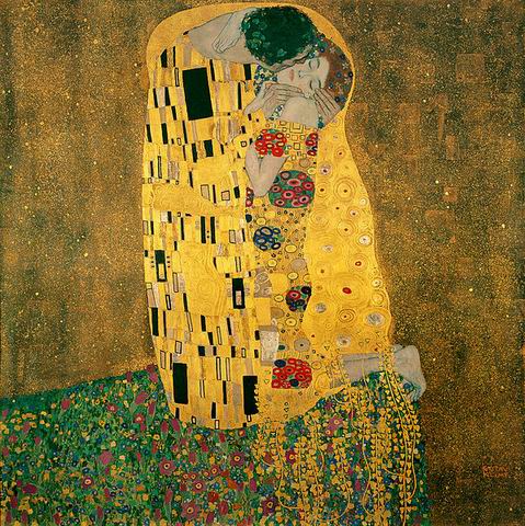 the kiss by klimt