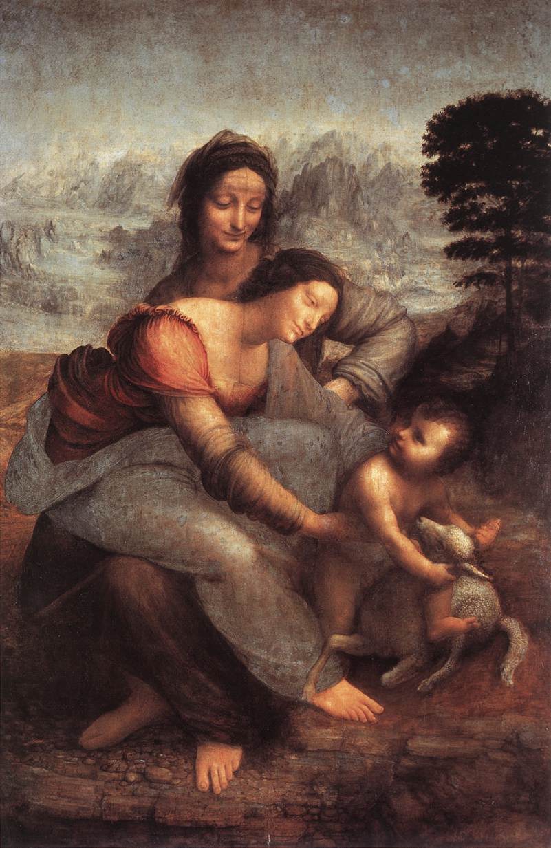 The Virgin and Child with St Anne