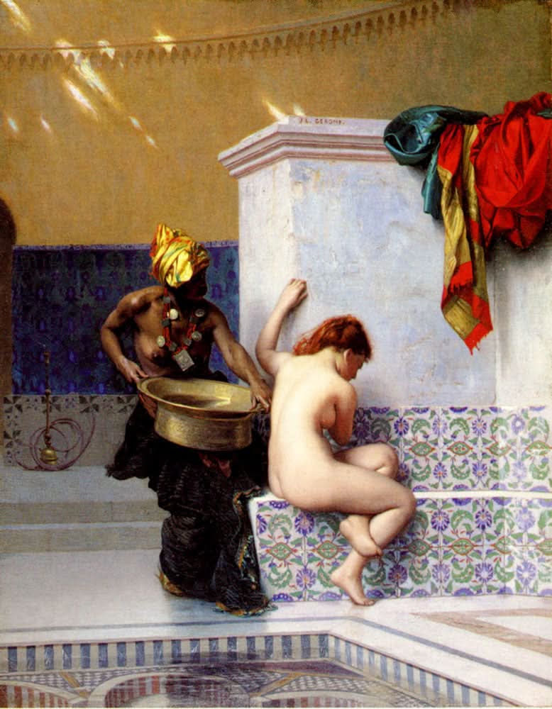 Türkisches Bad oder maurisches Bad Zwei Frauen