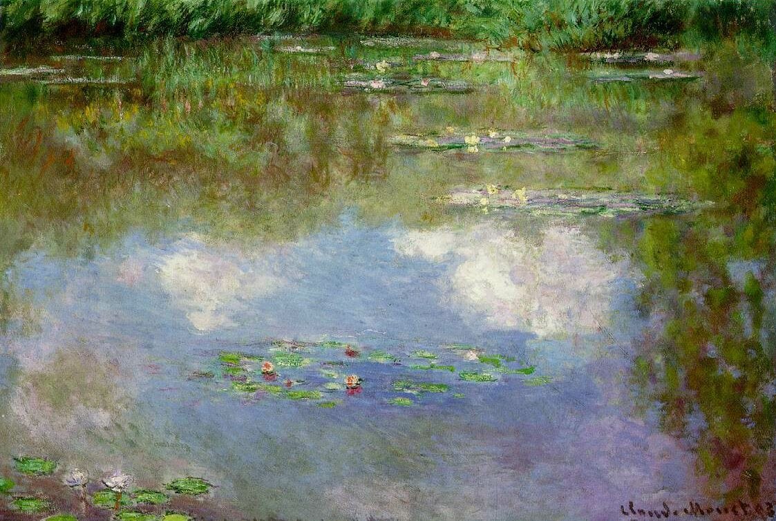 Water Lilies The Clouds 1903